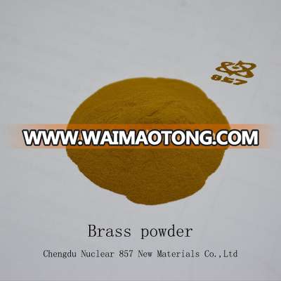 brass powder, purity above 97% , fine spherical particles size